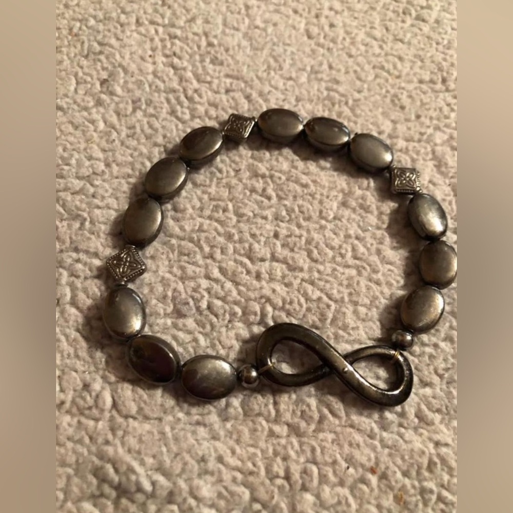 Elegant Silver Infinity Bracelet